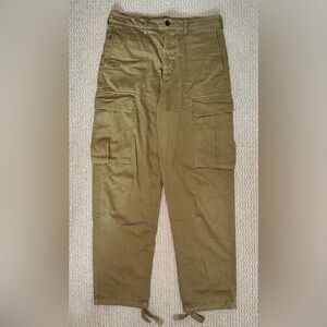 Acne Studios Khaki Green Cargo Pants